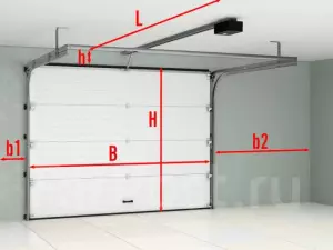 Стандартные размеры гаражных ворот