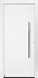 Стальная дверь Thermo Carbon Мотив 860 белая 1100x2100